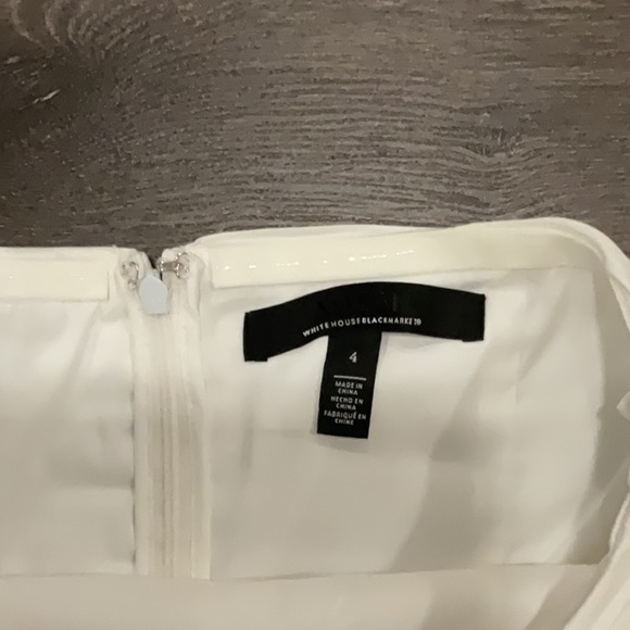 White House Black Market White Poplin Keyhole Bustier - Picture 4 of 6